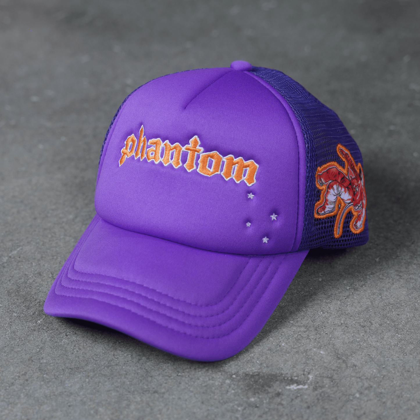 Purple Astro Trucker Hat