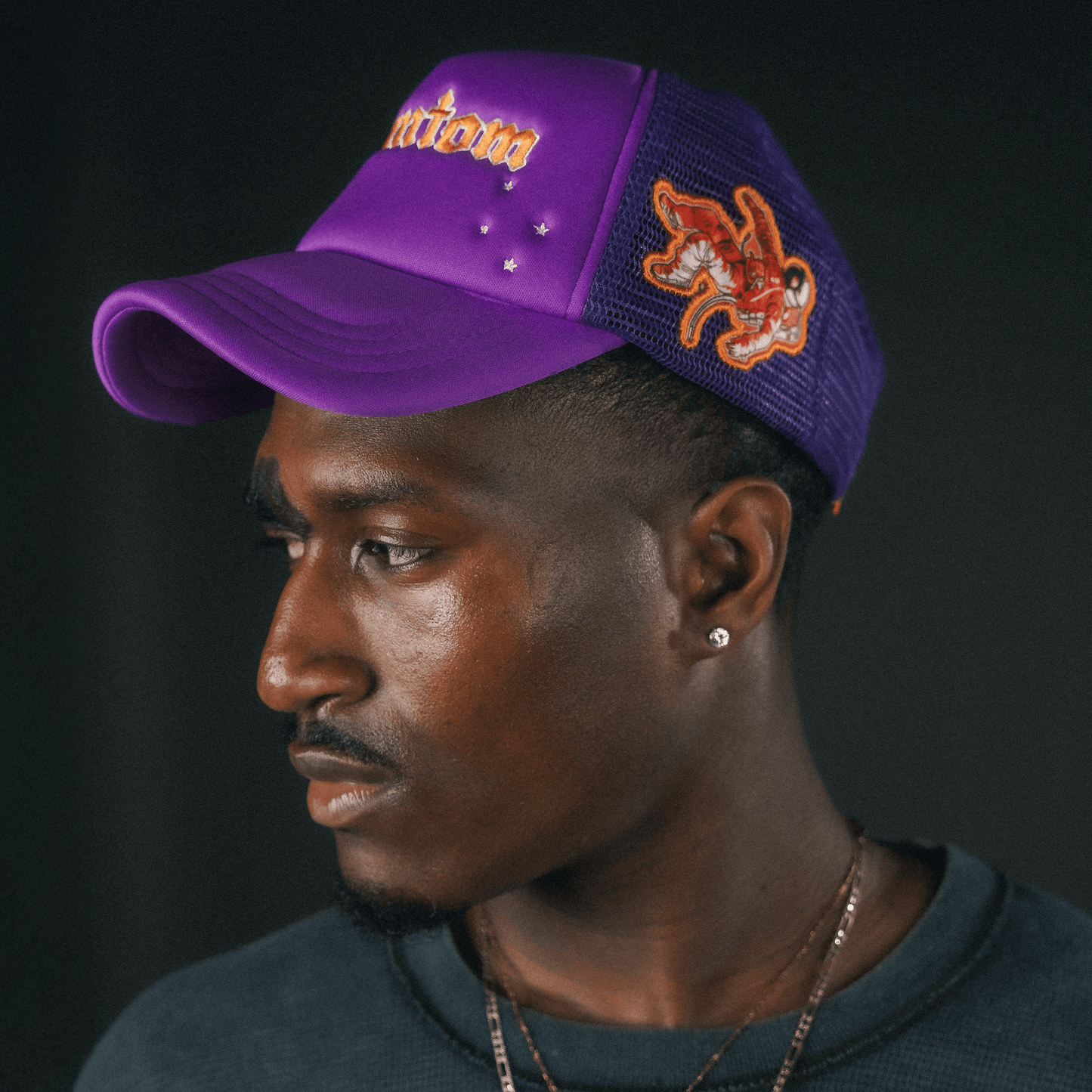 Purple Astro Trucker Hat