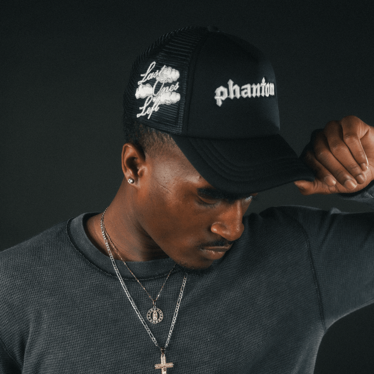Black Astro Trucker Hat