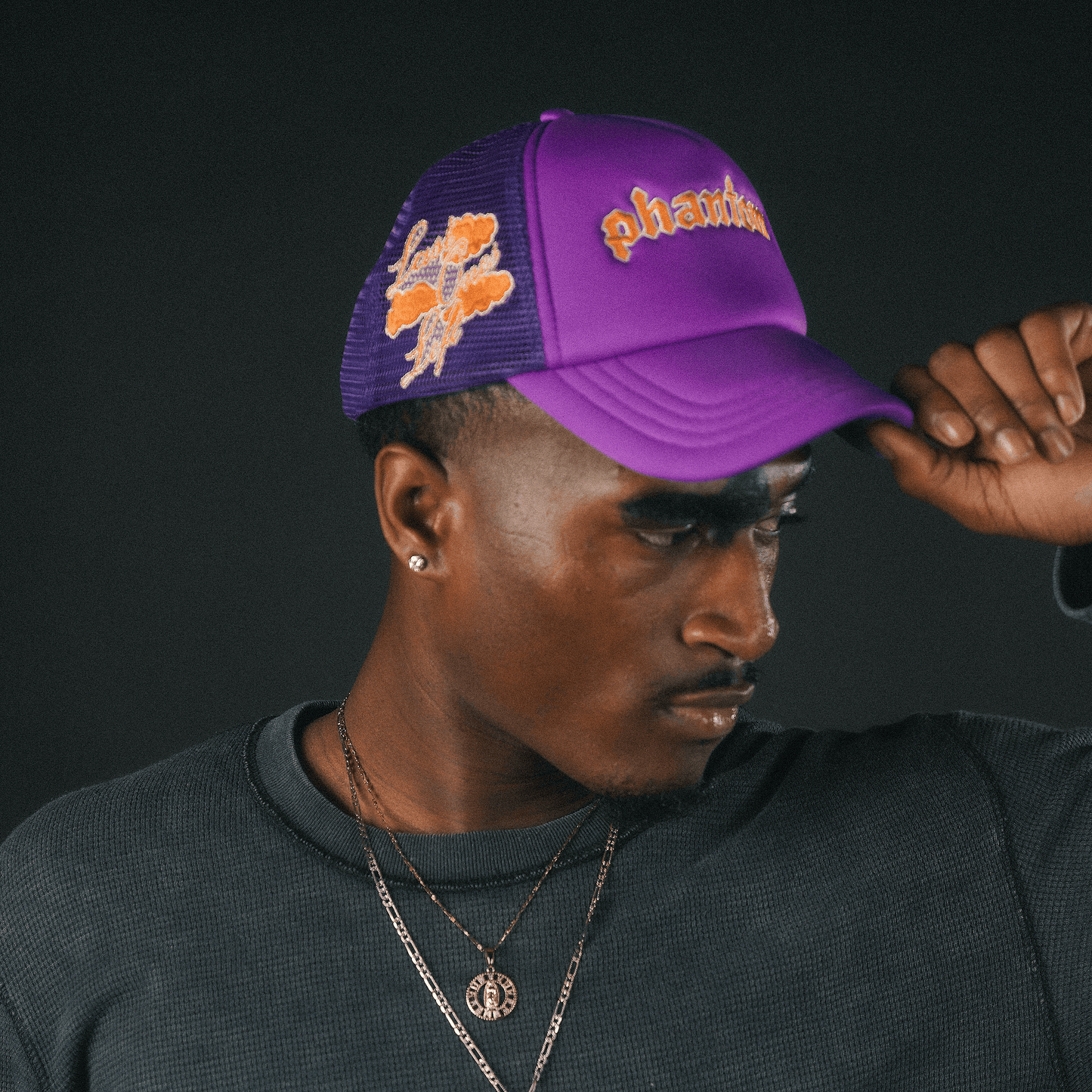 Purple Astro Trucker Hat