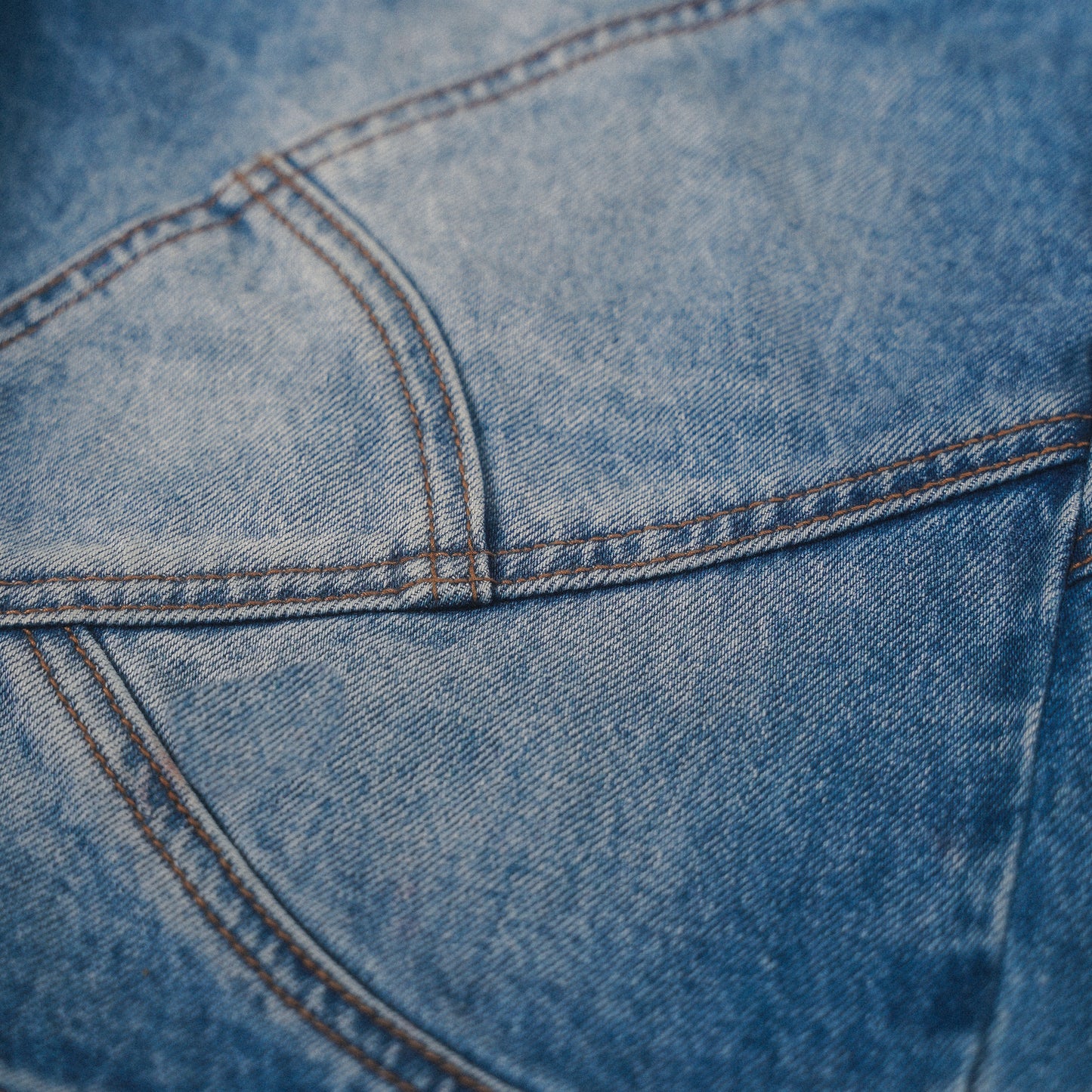 Double Waistband Denim Shorts